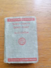 kniha Kapesní slovník rusko-český a česko-ruský, Kvasnička a Hampl 1939