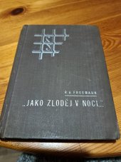 kniha "Jako zloděj v noci-" [detektivní román], V. Pavlík 1938