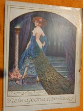 kniha Tisíc a jedna noc lásky Novelety vášně a erotismu mládí, Šolc 1924