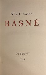 kniha Básně, Fr. Borový 1946