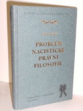 kniha Problém nacistické právní filosofie, Aleš Čeněk 2002