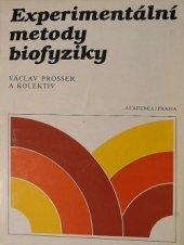 kniha Experimentální metody biofyziky, Academia 1989