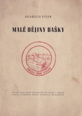kniha Malé dějiny Bašky, Národopisná jizba 1948