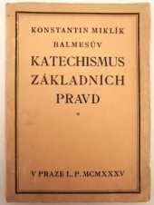 kniha Katechismus základních pravd, s.n. 1935