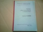 kniha Kapitoly z dějin historiografie a filozofie dějin, Univerzita Jana Evangelisty Purkyně 1980