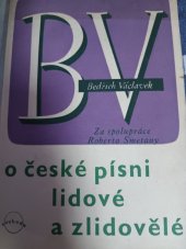 kniha O české písni lidové a zlidovělé, Svoboda 1950