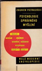 kniha Psychologie správného myšlení, Orbis 1965