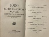 kniha 1000 nejkrásnějších novell 1000 světových spisovatelů. Sv. 6, Jos. R. Vilímek 1912