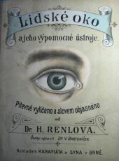 kniha Lidské oko a jeho výpomocné ústroje, Karafiát a syn 