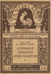 kniha Užitkové nerosty zemí českých, Jos. R. Vilímek 1917