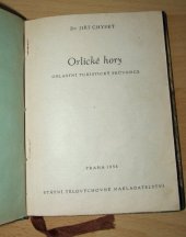 kniha Orlické hory, Sportovní a turistické nakladatelství 1956
