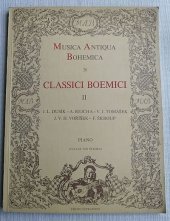 kniha Classici Boemici II Čeští klasikové ,Klavír sólo,J.L.Dusík-A.Rejcha-V.J.Tomášek-J.V.H.Voříšek-F.Škroup, Supraphon 1984