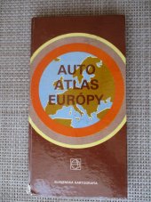 kniha Autoatlas Európy, Slovenská kartografia 1982