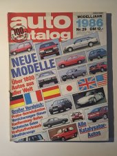 kniha Autokatalog , Motorverlage 1986