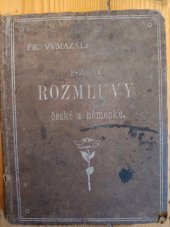 kniha Praktické rozmluvy české a německé, E. Šolc 1903