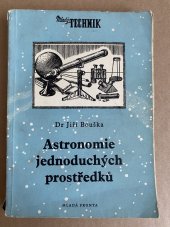 kniha Astronomie jednoduchých prostředků, Mladá fronta 1953