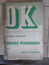 kniha Obecná pedagogika, Dědictví Komenského 1939