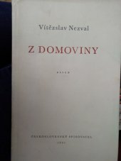 kniha Z domoviny Báseň 1950, Československý spisovatel 1951