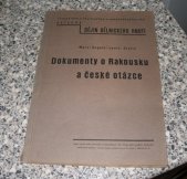 kniha Dokumenty o Rakousku a české otázce Stud. pomůcka pro stud. VŠPHV, ÚSČsS 1950