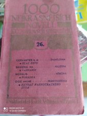 kniha 1000 nejkrásnějších novell 1000 světových spisovatelů. Sv. 26, Jos. R. Vilímek 1912
