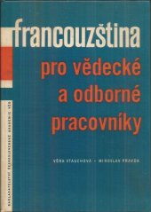 kniha Francouzština pro vědecké a odborné pracovníky Zákl. kurs, Československá akademie věd 1963