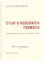 kniha Čtení o hudebních formách Populární přehled a zábavný výklad s notovými příklady a obrázky, Panton 1960