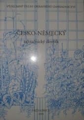 kniha Česko-německý zahradnický slovník, Výzkumný ústav okrasného zahradnictví 1995