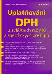 kniha Uplatňování DPH u zvláštních režimů a specifických postupů, Grada 2021