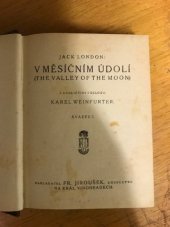 kniha V měsíčním údolí = I[-II] [The Valley of the Moon]., Jiroušek 1919