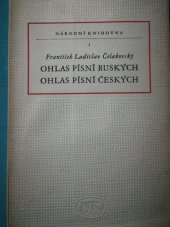 kniha Ohlas písní ruských a Ohlas písní českých, Bohdan Melichar 1914