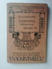 kniha Staroionští filosofové přírodní = (Oi fysiologoi), Alois Hynek 1901