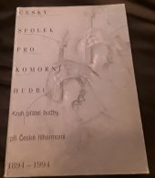 kniha Český spolek pro komorní hudbu 1894 - 1994, Český spolek pro komorní hudbu 1994
