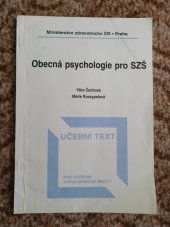 kniha Obecná psychologie, Institut pro další vzdělávání pracovníků ve zdravotnictví 2001