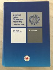 kniha Ústavné právo Slovenskej republiky Osobitná čásť, EUROKÓDEX 2009