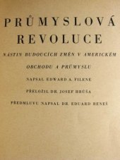 kniha Průmyslová revoluce Nástin budoucích změn v americkém obchodu a průmyslu, Sfinx, Bohumil Janda 1929