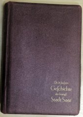 kniha Geschichte der königlichen Stadt Saaz von den ältesten Zeiten bis in die Gegenwart, Selbsverlag 1894