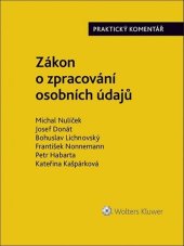 kniha Zákon o zpracování osobních údajů, Wolters Kluwer 2019