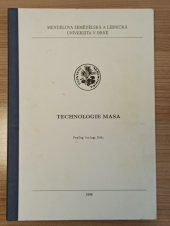 kniha Technologie masa, Mendelova zemědělská a lesnická univerzita 1996