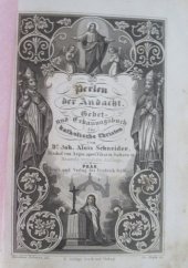 kniha Perlen der Andacht Gebet- und Erbauungsbuch für katholische Christen, Friedrich Stýblo 1865