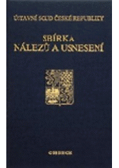 kniha Sbírka nálezů a usnesení., C. H. Beck 2005