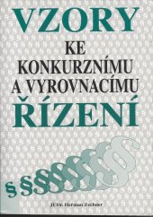 kniha Vzory ke konkurznímu a vyrovnávacímu řízení, Šifra 1995