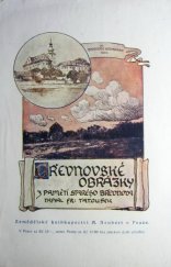 kniha Břevnovské obrázky z pamětí starého Břevnova, Alois Neubert 1920