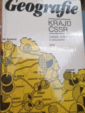 kniha Geografie krajů ČSSR, Státní pedagogické nakladatelství 1984