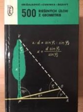kniha 500 riešených úloh z geometrie, Alfa 1970