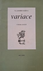 kniha Variace výbor z básní, Arca JiMfa 1993
