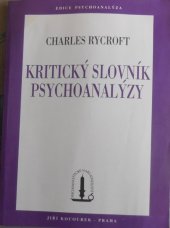kniha Kritický slovník psychoanalýzy, Psychoanalytické nakladatelství  1993