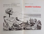 kniha Anthony Adverse Díl 3, - Osamělý blíženec - dobrodružný román., Kvasnička a Hampl 1949