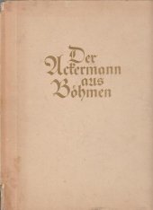 kniha Der Ackermann aus Böhmen, Volk und Reich Verlag 1943