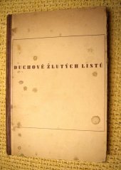 kniha Duchové žlutých listů výzkumné cesty Zadní Indií, Orbis 1942