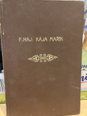 kniha Kája Mařík, Občanská tiskárna v Brně 1937